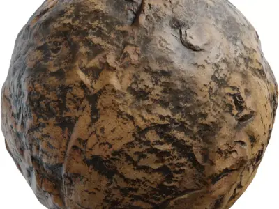 Desert Varnish Sandstone PBR Texture Texture