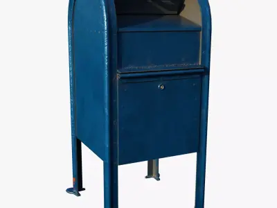 Mailbox mail box Low-poly 3D model