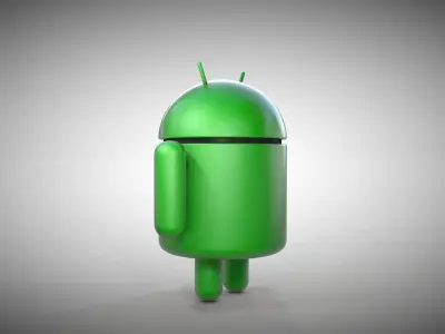 Android Robot - 3D Logo Low-poly 3D model