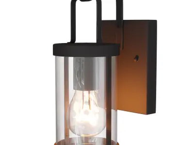 Lucide LINDELO - Outdoor wall light wall mounted 3D model