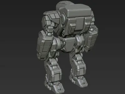 Mecha 3 3D print model