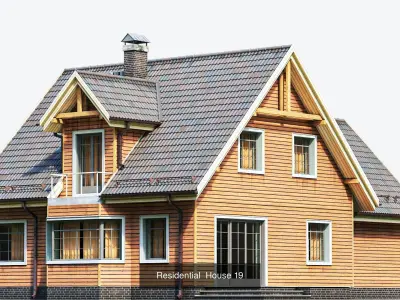 Residential houses  3D Model Pack