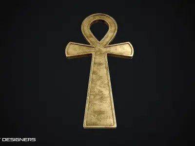 Ankh Egyptian Symbol Of Life 3D model