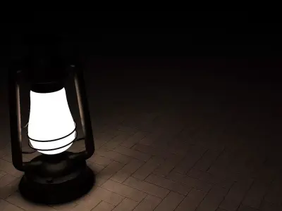 fanoos old lamp Free 3D model