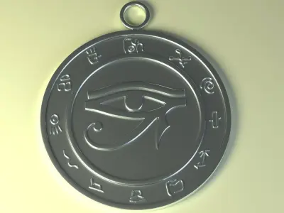 Talisman Eye of Ra  3D print model