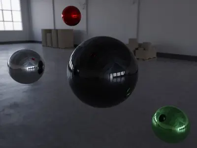 HDRI - Warehouse Interior 7 Texture