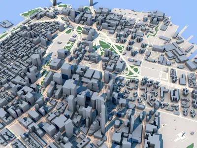 New York City USA 3D model