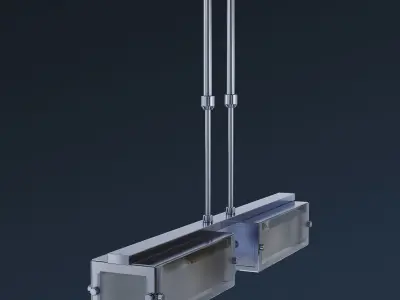 Chandelier Altalusse IL INL-9189P-02 Chrome 3D model