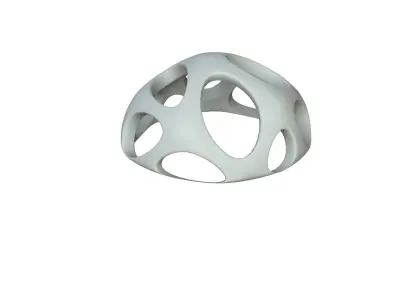 SciFi Cube Object No 51938 Low Poly Shape Low-poly 3D model