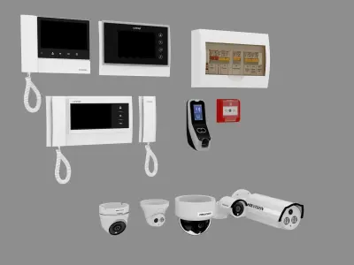 Security Collection Appliance Gadgets 3D model
