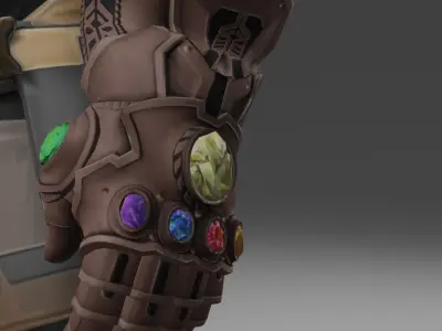 THANOS 3d model character 3D model