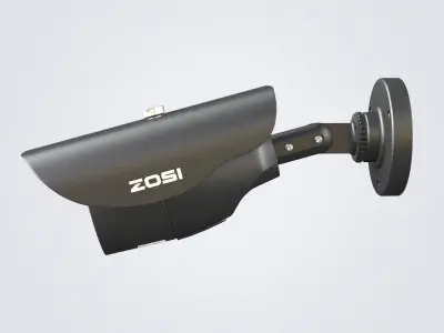 Security Camera Outdoor Low-poly 3D model