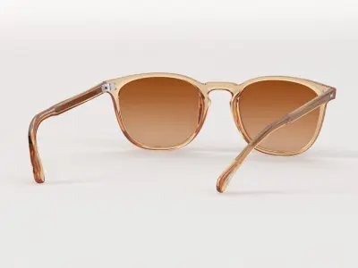  Oliver Peoples Finley Esq Sun Blush Rose Quartz Mirror Sunglass 