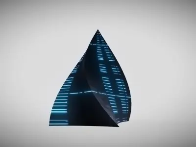 Mystic Alien Pyramid 3D model