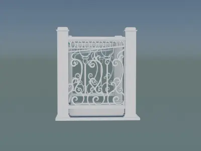 3D Tubular Balustrades 3D print model