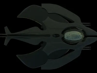  Alien spaceship 3D model