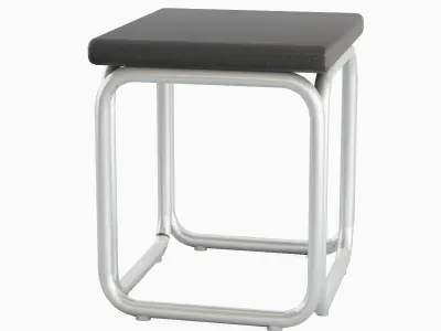 Modern Stool 02 Low-poly 3D model