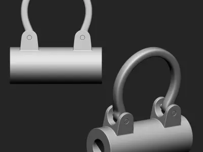 Locks IMM Brush Pack 5 in One 3D model
