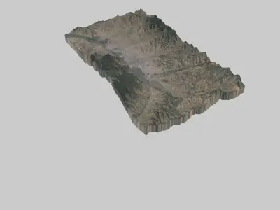 ULAANBAATAR City Low-poly 3D model