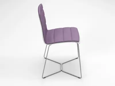 Viteo Slim Line Patio Chair with Cover 3D model