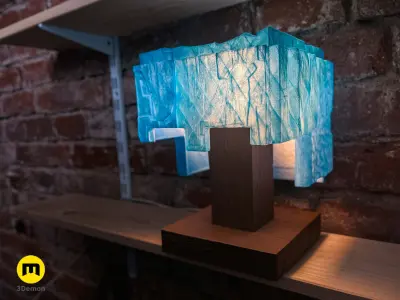 Minecraft Movie Helmet Lamp 3D print model