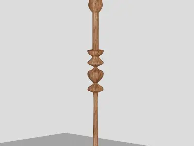Floor Lamp Low-poly 3D model