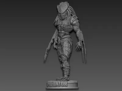 Predator Swordsman 3D print model