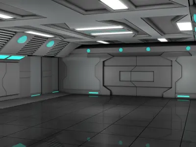 Sci Fi Room  3D model