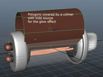 Fuse Light sci-fi Free 3D model