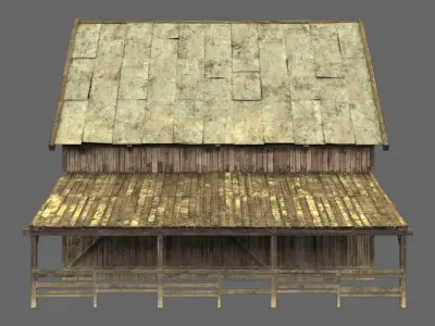 Barn 01 3D model