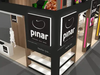 Exhibition Stand - ST0022 3D model