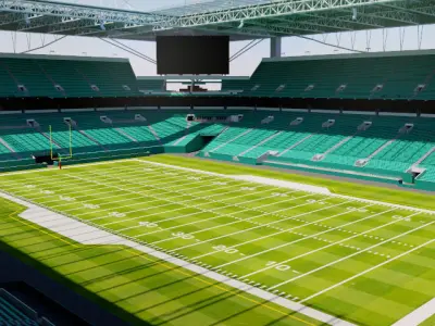 Hard Rock Stadium - Miami USA 3D model
