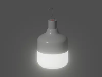 Portable Led Lamp 3D model