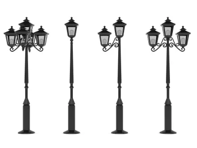 Streetlights street lamp 3D model