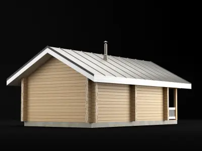 Bathhouse house 3D model