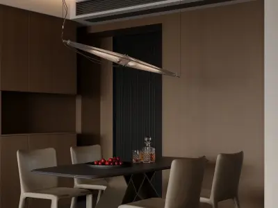 apartment interior scenes    3D model 5