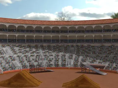 Game Arena Stadium 3D model