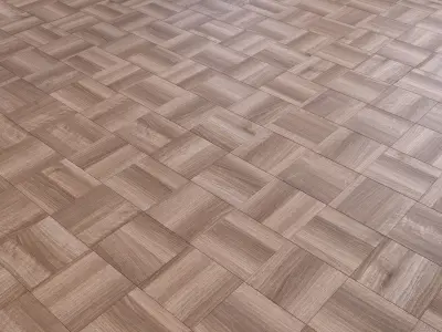 Parquet - Laminate - Wooden floor 4 in 1 Low-poly 3D model