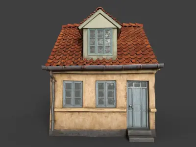 European House A2 3D model-texture 3D model