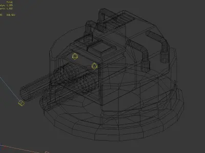 Satellite City Objects - Battery 14 3D model