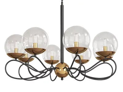 PRUINA chandelier Low-poly 3D model