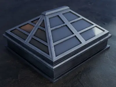 Skylight Window Low-poly 3D model