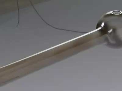 Meth Crack Pipe Low-poly 3D model