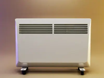 Room heater radiator 3D model