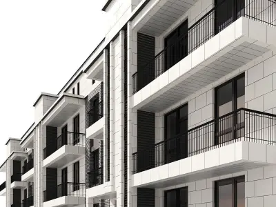 Residential Building 007 3D model