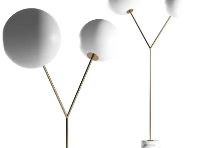 Angel Cerda 8048 Floor Lamp 3D model