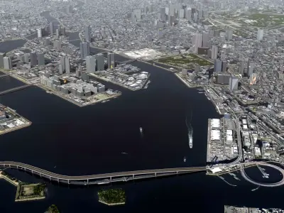 Tokyo Japan Asian City 40kmx40km 3D model