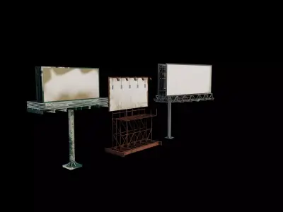 billboard set  3D model