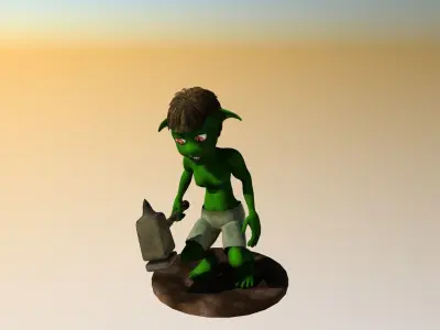 Goblin troll 3D model