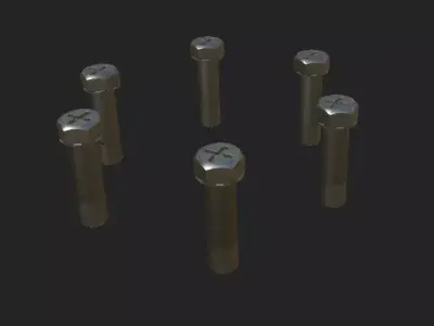 Game-Ready Fire Hydrant Low-poly 3D model